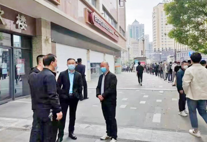 劉磊蒞臨長運物業(yè)督導疫情防控工作