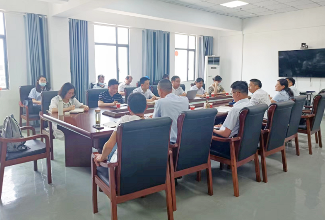 黃俊督導(dǎo)都昌公司復(fù)工復(fù)產(chǎn)、疫情防控、安全生產(chǎn)工作