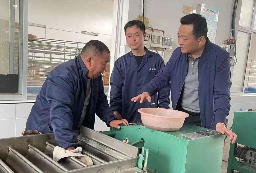 王曉調研靖安武俠春茶采摘生產(chǎn)情況