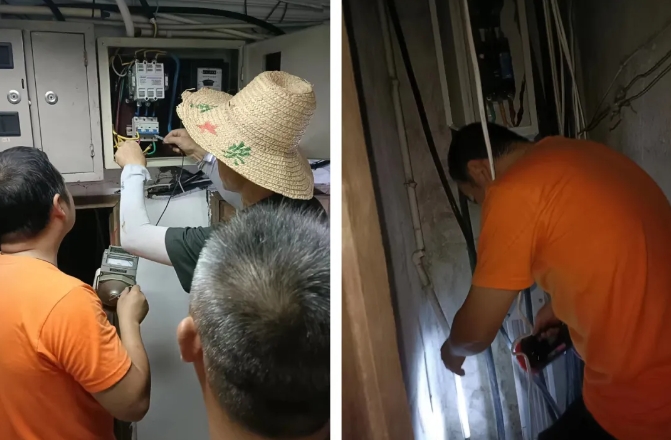 長運(yùn)物業(yè):夜間搶修線路不停歇 安全生產(chǎn)不含糊